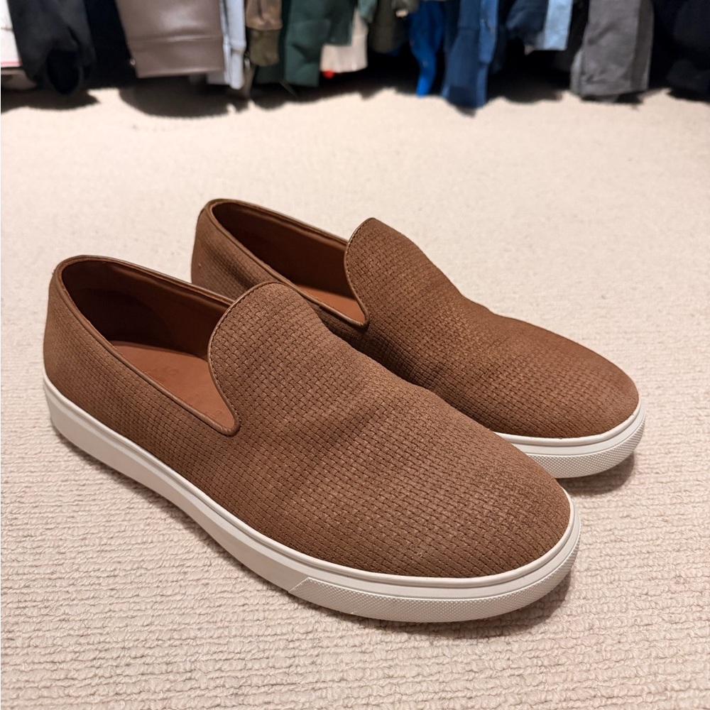 Elegant Tan Slip-On Loafers for Men